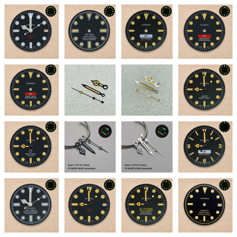 28.5mm S Logo Retro dial Green - Reel Case review and price